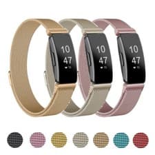 Image of For Fitbit Inspire / 2 / HR / Ace 2 Strap Replacement Metal Wrist Band Milanese