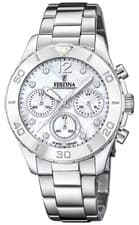 Image of Festina Ladies Chrono With CZ Sets & Steel Bracelet F20603/1 Watch - 6% OFF!