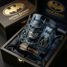 Image of Gothic Batman Whiskey Glass