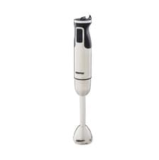 Image of Geepas 800W Silver 2-Speed Hand Blender Stick Mixer Stainless Steel Blade