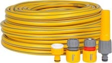 Image of HOZELOCK Starter 15m Hose 12,5mm with Connectors and Spay Nozzle UV Resistant
