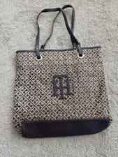 Image of Tommy Hilfiger Brown Tote Bag New