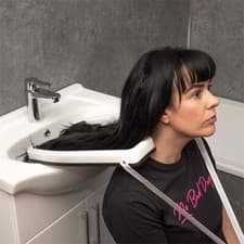 Image of Aidapt Shampoo Tray with Strap Lightweight Hair Washing Aid Fits Around Neck