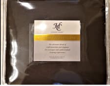 Image of HC 1500 PREMIUM COLLECTION LUXURY KING DUVET COVER SET W/ 2 KING SHAMS BROWN