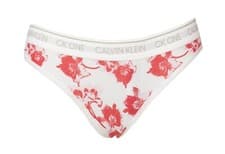 Image of CK CALVIN KLEIN women's thong elastic cotton visible elastic with logo article Q