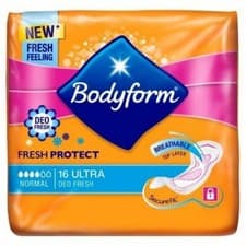 Image of Bodyform Deo-Fresh Ultra Normal Sanitary Towels 16 Pack