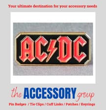 Image of New AC DC ACDC AC/DC pin badge singer music band pin badge tie pin badge metal
