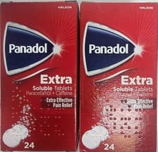 Image of Panadol Extra Soluble Tablets - 500mg/65mg - Caffeine - 24 x 2 PACK