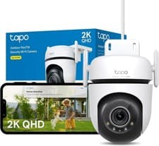Image of Tapo C520WS Pan/Tilt Outdoor Security Camera, 2K 4MP WiFi Outdoor Camera, 360° V