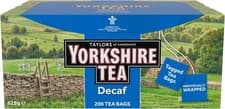 Image of Yorkshire Tea Decaf 200 Tagged And Individual Wrapped Envelope Tea Bags