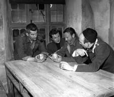 Image of A Scene From The Film 'The Colditz Story' 1954 OLD PHOTO