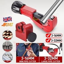 Image of 2x Professional 3-16MM 3-32MM Plumber Metal Tube Cutter for Copper Aluminum Pipe