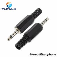 Image of 5PCS 3.5mm Audio Jack Plug Male Stereo Welding Type 4 Pole Connector