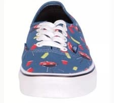 Image of Vans Authentic Blue Ashes/True White Ankle-High Canvas Size 8 Men