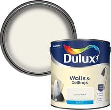 Image of Dulux Matt Smooth Creamy Emulsion Walls Ceilings Paint 2.5L Colours