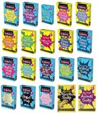 Image of BrainBox Kids Snap Card Games Educational Maths, Geography, Reading, Science
