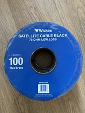Image of Satellite Coaxial Cable Black 100m New Unused