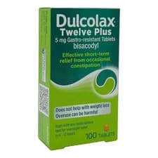 Image of 5 x 20 (100) Constipation Relief Laxative 5mg Gastro-Resistant Tablets