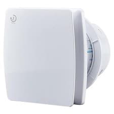 Image of Bathroom Extractor Fan 100mm Ventilator with Timer Humidity Sensor Front Cover