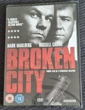 Image of Broken City (DVD) Mark Wahlberg Russell Crowe Catherine Zeta Jones NEW SEALED