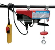 Image of Hilka Electric Hoist 250 kg remote control lifting scaffold pulley winch crane
