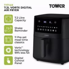 Image of Tower Vortx 7.2L Digital Air Fryer T17149 Black