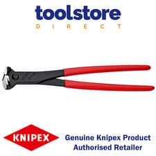 Image of KNIPEX 6801280 End Cutting Nippers 280mm Steel Fixers PVC Grip w/ Cutting Edges