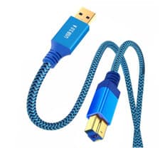 Image of USB 3.0 Type-A Male to Type-B Male Data Cable 5Gbps