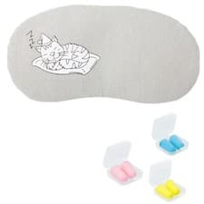 Image of New Cat Eye Sleep Mask & Reusable Soothing Hot/Cold Headache Relief Gel Mask UK