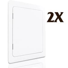Image of 2X Morvat Heavy-Duty 6x9 Access Panel with Hinged Door for Drywall & Ceiling