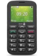 Image of Doro 1380 Unlocked 2G Dual SIM Mobile Phone for Seniors - Black