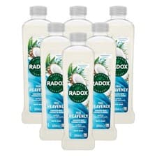 Image of Radox Feel Heavenly Bath Soak with Coconut & Milk (6 x 500ml)