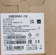 Image of New AOC 24B3HA2 23.8" Full HD IPS 120Hz Monitor 1ms