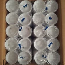 Image of 1000 Cup Sip Through Lids For Hot 4oz Paper Cups White Dome Lids