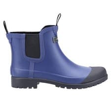 Image of Cotswold Blenheim Womens Waterproof Mid Ankle Wellies Wellington Boots Blue