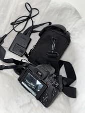 Image of Canon PowerShot SX70 HS Digital WiFi Camera Black with Charger Case Battery SD