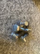 Image of 1/2 BSF x 1" long Hexagonal Head Set Screw (Pack of 5) - BZP - See notes - D6