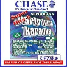 Image of SUPER HITS 5 POP - PARTY TYME KARAOKE CD CDG CD+G DISC BACKING TRACKS SONGS