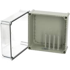 Image of Fibox 5330072 PC 28x28x18cm T Enclosure, PC Transparent cover