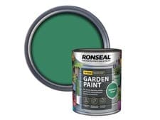 Image of Ronseal Garden Paint Rainforest Green 750ml