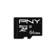 Image of PNY Performance Plus 64GB Class 10 microSDXC Memory Card (PSDU64G10PPLGE)
