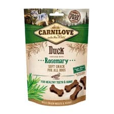 Image of Carnilove Semi Moist Grain Free Dog Treats Snacks Duck with Rosemary 200g NEW