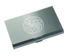 Image of Game Of Thrones Targaryen Stainless Steel Business Men Credit Card Holder Wallet