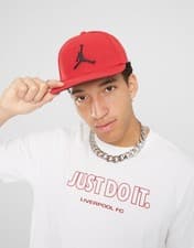 Image of NEW NIKE HOH AIR MICHAEL JORDAN AJ FLIGHT RED PRO HAT CAP BULLS JUMPMAN UNISEX
