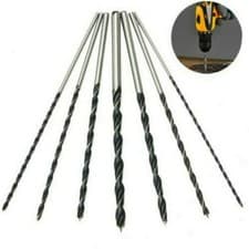 Image of 7Pcs Extra Long Wood Drill Bit Set 12" 300mm Woodworking Tool 4 5 6 7 8 10 12mm