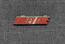 Image of Motley Crue - Red Logo Official Metal Pin Badge - 2 Pin Back & Enamelled