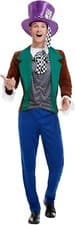 Image of Smiffys 50729L Mad Hatter Costume, Men, Multi-Colour