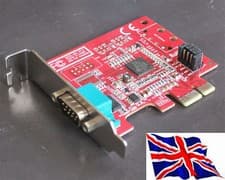 Image of RS232 1 Serial PCIe PCI Express LP Low Profile 16C950