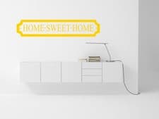 Image of Home Sweet Home, Vinyl Wall Art Sticker Decal Mural, Mirror, House Warming Gift