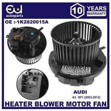 Image of HEATER BLOWER MOTOR FAN W/ RESISTOR FOR AUDI A3 8P SKODA OCTAVIA YETI 1K2820015
